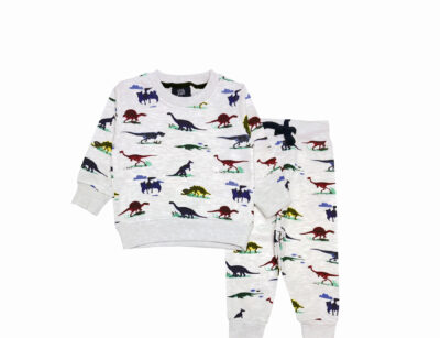 Dinosaur Print - Light Fleece Tracksuit