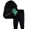 T Rex - Dinosaur Roar Hoodie Tracksuit - Black