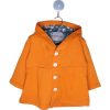 Fleece Coat Hoodie - Orange