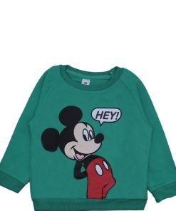 Hey Mickey Terry Sweatshirt - Apple Green