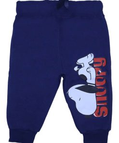 Snoopy Fleece Trouser - Navy Blue