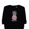 Tropical Terry Sweatshirt - Black