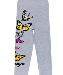 Be Fly Glitter Butterfly Tights - Gray