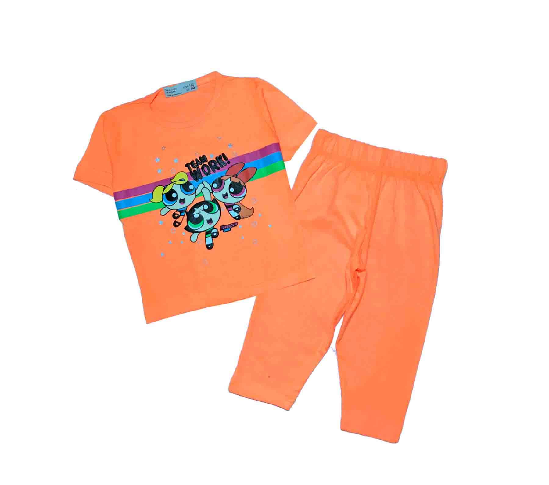 Team Work Tee & Trouser – Orange