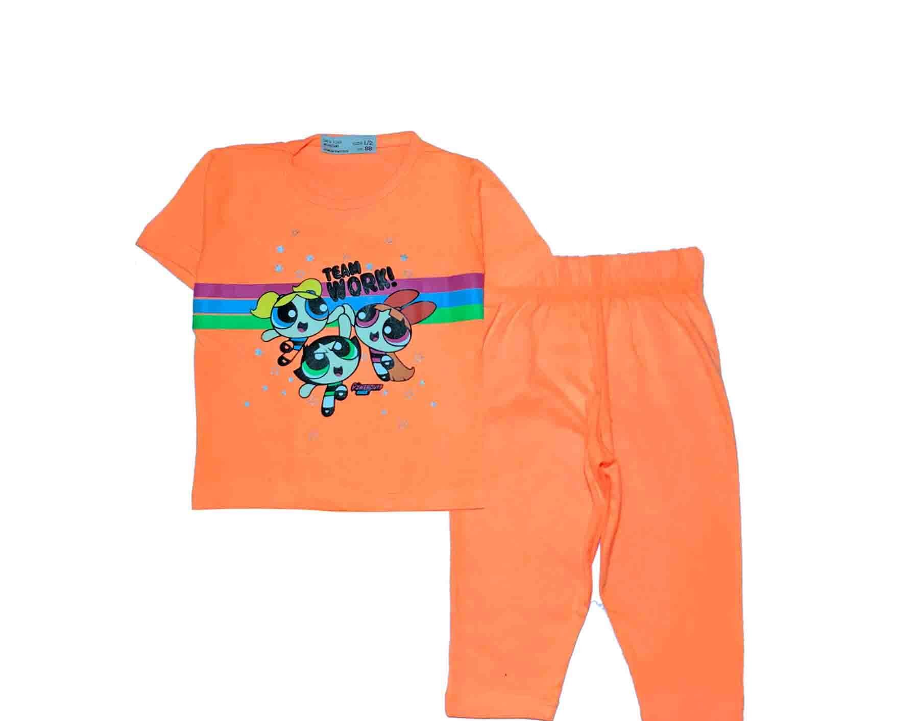 Team Work Tee & Trouser – Orange