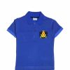 A Batch Polo Shirt - Azure Blue