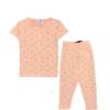 Birds Print Tee & Trouser - Skin