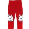 Cute Cat Tights - Red
