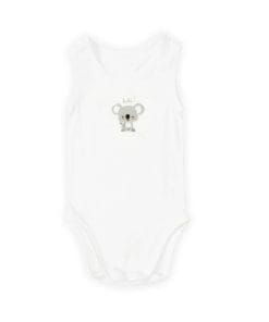 Baby Hola Bodysuit Romper - White