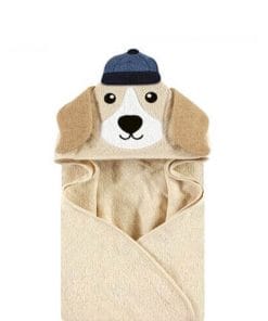 Baby Hooded Towel Baseball Dog - Skin