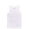 Boys Organic Cotton Vest - White