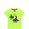 Daddy & Me T Shirt - Neon Green