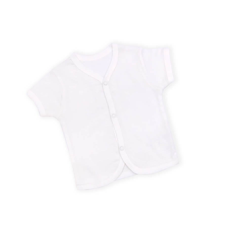 Short Sleeves Vest - White