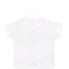 Short Sleeves Vest - White