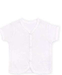 Short Sleeves Vest - White