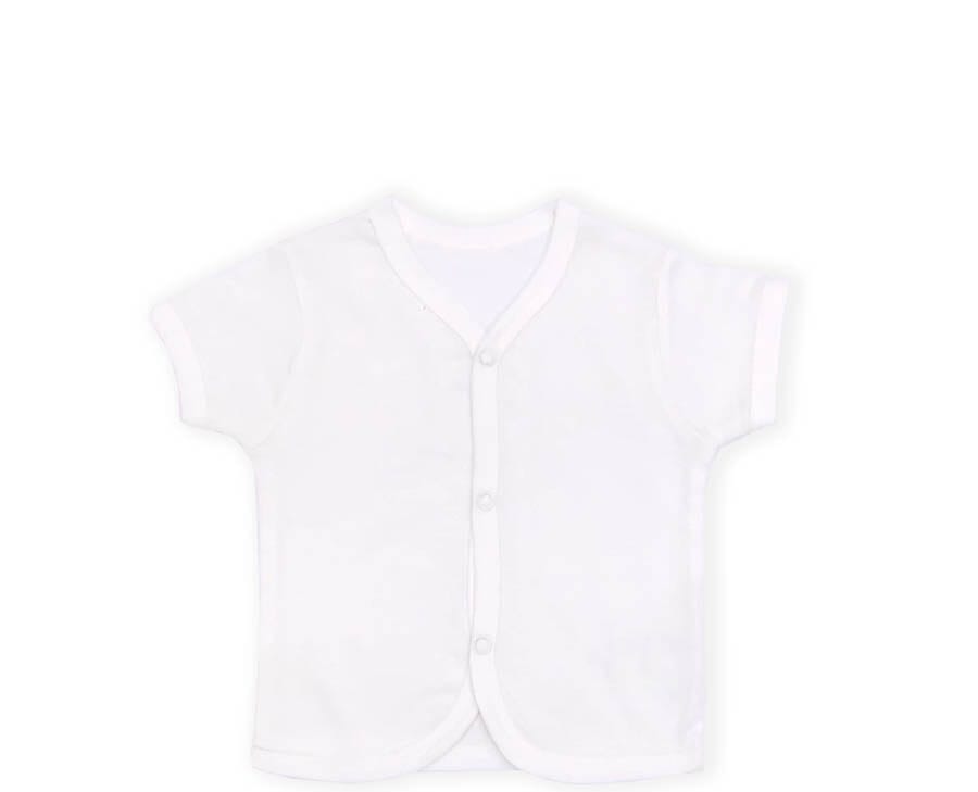 Short Sleeves Vest - White