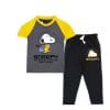 Snoopy In Space Tee Shirt & Trouser - Grey & Black