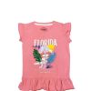 Florida Sequence Beach Girls Top - Tea Pink