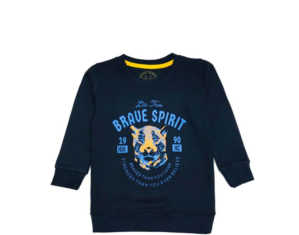 Brave Spirit Sweatshirt - Navy Blue