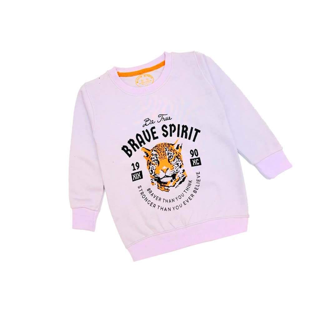Brave Spirit Sweatshirt - Soft Purple-1