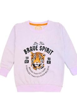 Brave Spirit Sweatshirt - Soft Purple