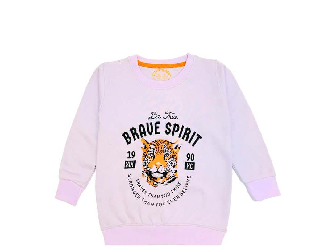 Brave Spirit Sweatshirt - Soft Purple