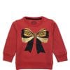 Golden Sequence Ribbon Sweatshirt - Rust