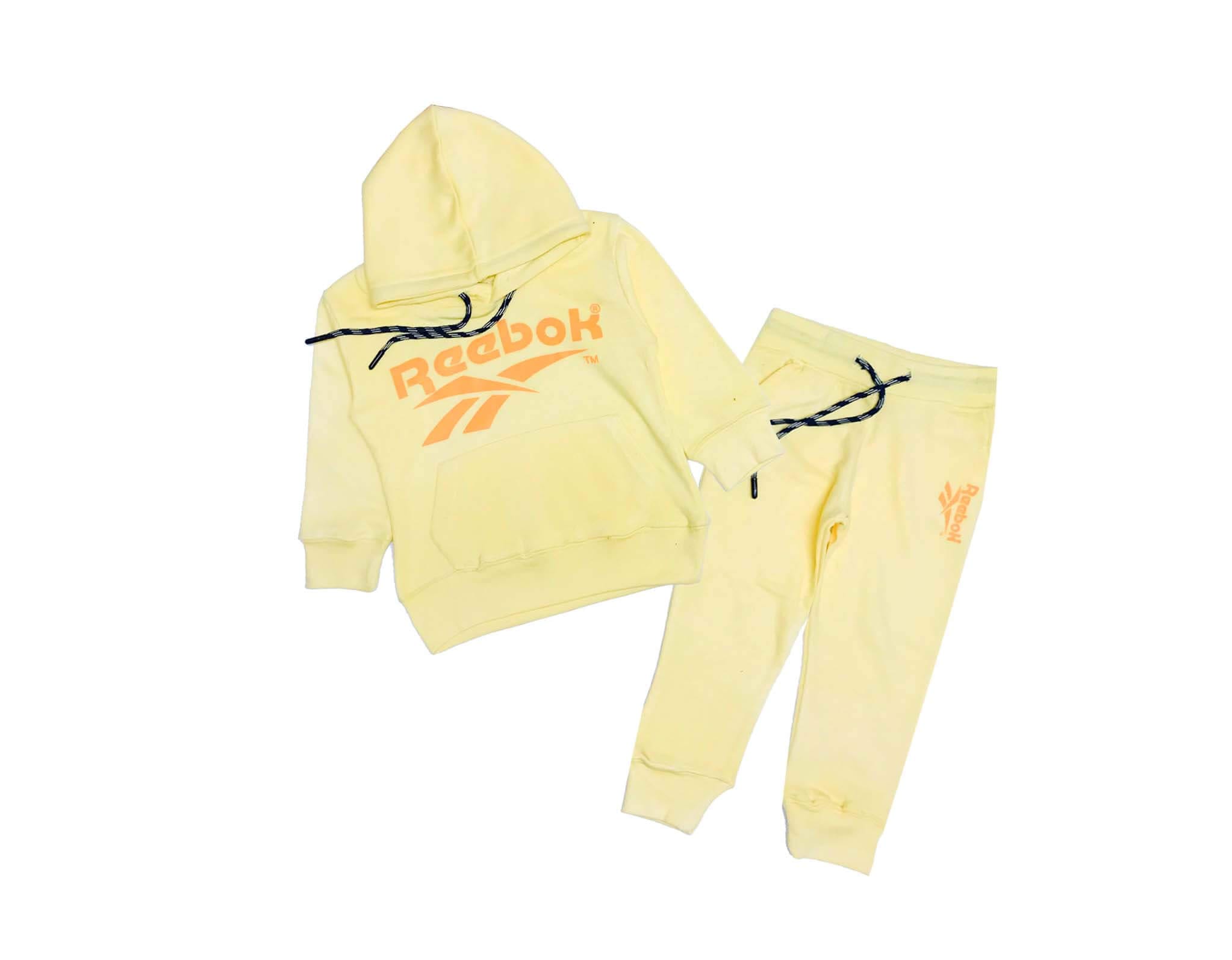 RB Hooded Fleece Tracksuit - Lime Yellow 1