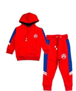 Aloha Blue Penals Hoodie Stylish Tracksuit - Red & Blue