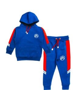 Cool Aloha Red Penals Hoodie Tracksuit - Blue & Red