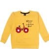 Flowers Bicycle Fleece Sweatshirt - Mustered