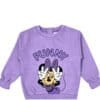 Funny Mickey Mouse Fleece-Purple
