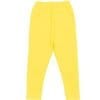 Mid Season Cotton Rib Tights - Yellow