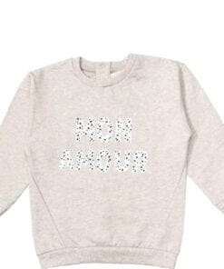 Mon Light Fleece Sweatshirt-Off-white