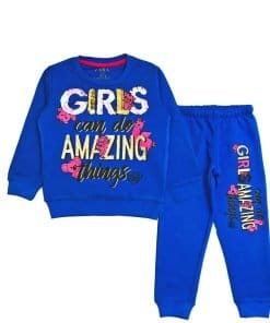 Sequence Amazing Girl Fleece Tracksuit - Royal Blue