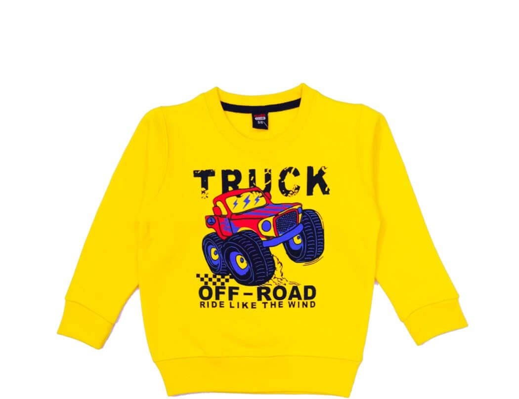 Truck Off Road Fleece Tracksuit - Yellow