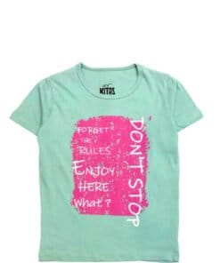Don't Stop Tee Shirt - Sea Green