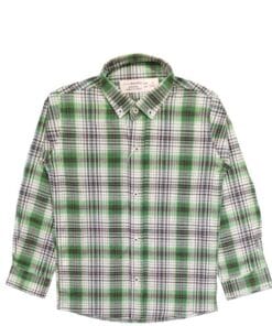 Green Checked Formal Shirt