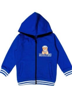 MCN Bear Fleece Hood _ Royal blue