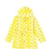 Mckey Check Fleece Coat - Yellow