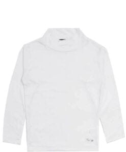 Premium High Neck Shirt - White