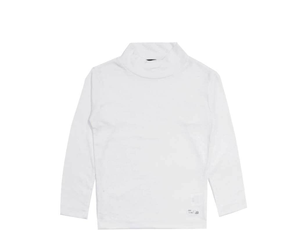 Premium High Neck Shirt - White