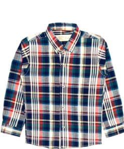 Red Stripes & Multi Checked Formal Shirt