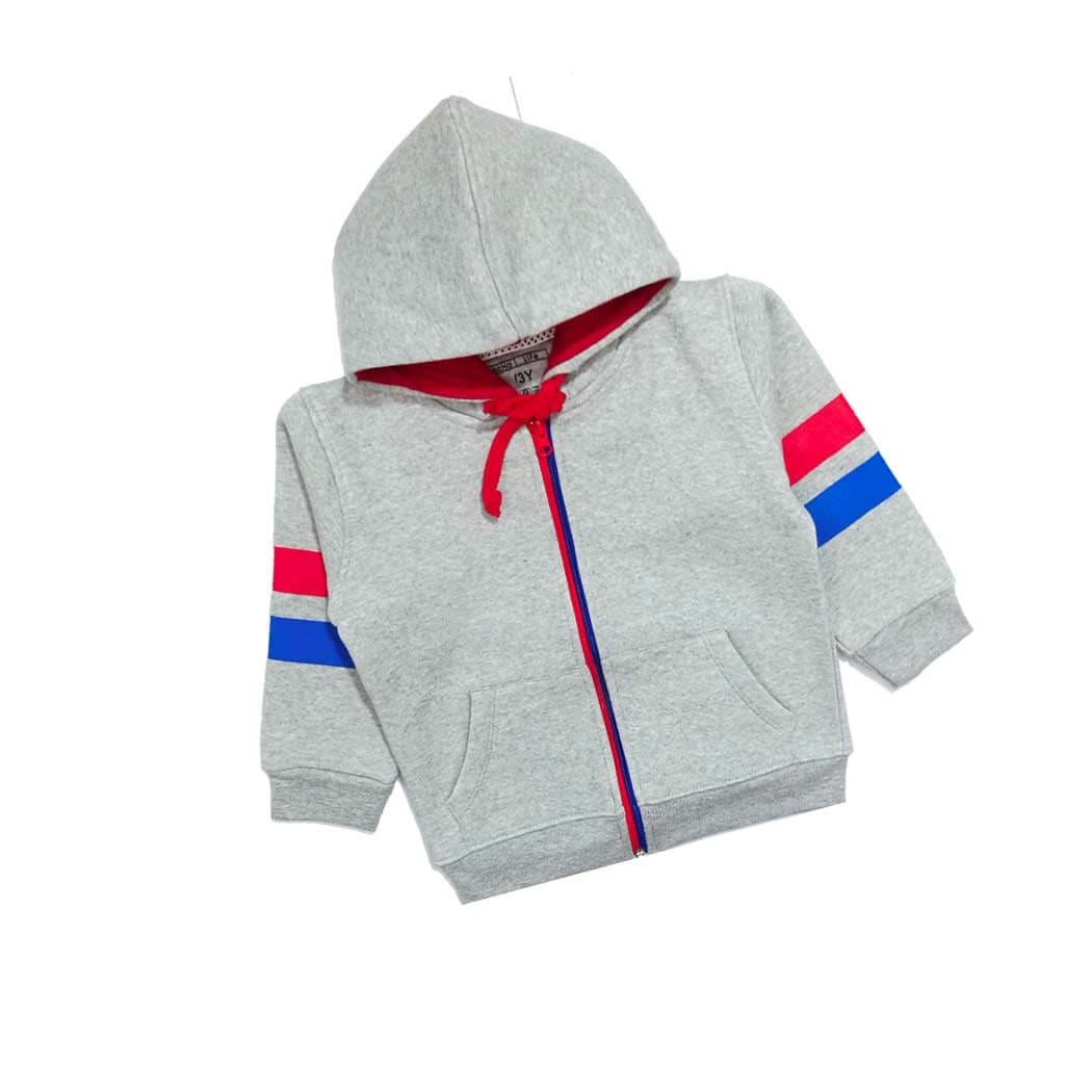 Classic Zipper Hood - Gray