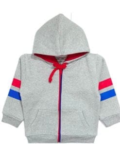 Classic Zipper Hood - Gray