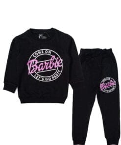 Come On Barbie Fleece Tracksuit - Black