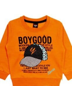 Good Boy Cap Fleece Sweatshirt - Orange