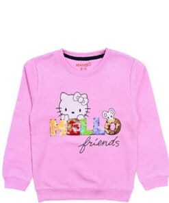 Hello Friends Kitty Sequence Sweatshirt - Pink