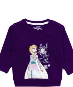 Seek The Truth Sequence Fleece Sweatshirt-purple