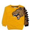 3D Wild Dinosaur Fleece Sweatshirt - Mustered